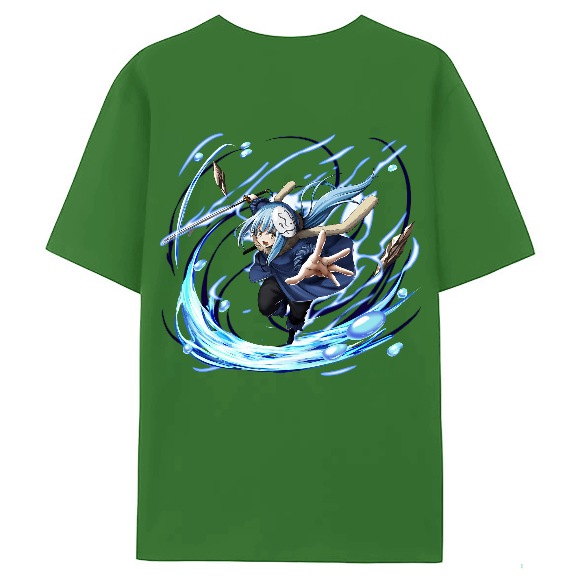 （画像用） 転スラ Regarding Reincarnated to Slime レディース半袖Tシャツ(バックプリント)